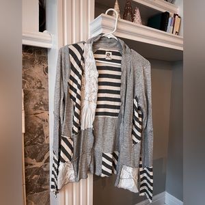 Anthropologie | Tiny | Grey patchwork cardigan | size M